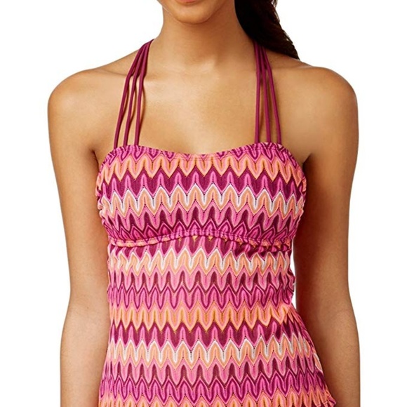 Hula Honey Other - Hula Honey Women's Crochet Strappy Tankini Top XL